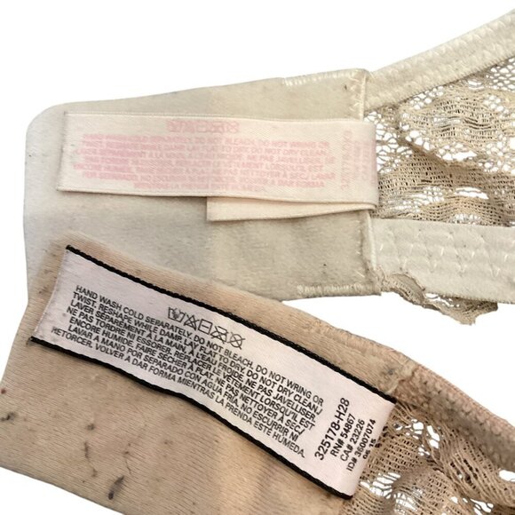 Two Victoria’s Secret Lined Dream Angels Demi Bras 34DDD #308D - Picture 4 of 5